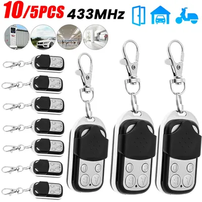 5/10PCS Universal Cloning Duplicator Key Remote Control 433MHZ 433.92MHZ Clone Learning Rolling Code