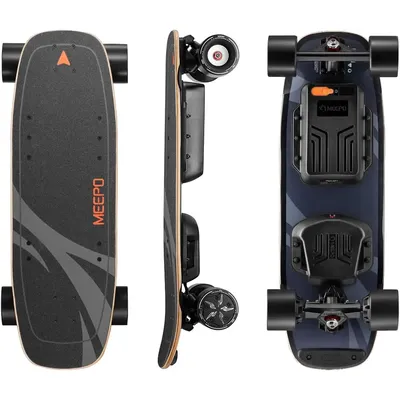 Skateboard with Remote, 28 MPH Top Speed, 17 Miles Range, 330 Pounds Max Load, Maple Cruiser for