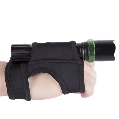 Hand Arm Mount Strap Durable Hand Free Light Holder Gloves Underwater Scuba Diving Outdoor Hunting