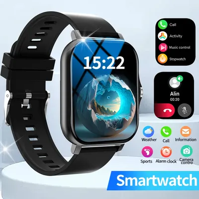 New smartwatch, can answer and make calls, has call reminder and rejection function, compatible with