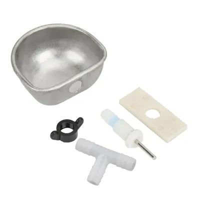 10PCS Stainless Steel Rabbit Water Feeder Nipples - Scratch-Resistant Drinking Bowls for Pets