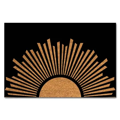 Funny Coir Doormat Sunrise Sunshine Sunset Welcome Front Porch Patio Decor Doormat For The Entrance