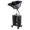 Portable Shampoo Basin with 2 Buckets Household Hair Salon Shampoo Chair Vertical Barber Store Tilt