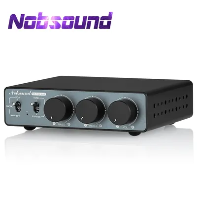 Nobsound NS-13G-MAX HiFi 2-Channel TPA3255 Phono Stereo Audio Amplifier Mini Class D Power Amp