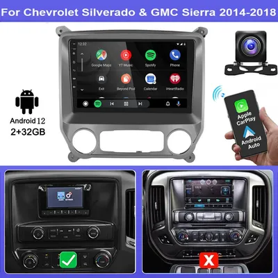 2+32G 9.7 inch Android 13 for Cadillac Escalade Sailway SLS 2007-2014 Touch Screen Car Stereo with