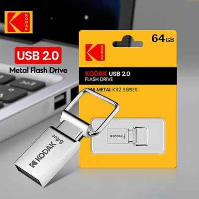 Kodak K112 USB Flash Drive Pen Drive 128GB 64GB 32GB Mini Pendrive Waterproof Dustproof USB Memory