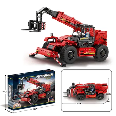 1100Pcs City Winter Remote Control Snow Engineering Vehicle Building Blocks Electric Rc Car Kids