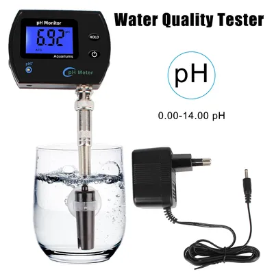 Real-time Water Quality Monitor LCD Display Multi-parameter For Aquarium Laboratory PH Meter