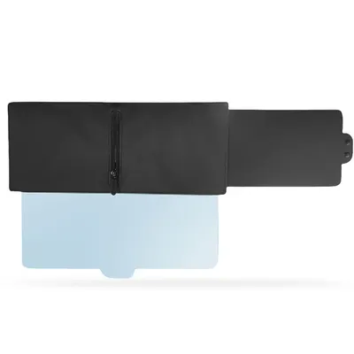 Polarized Sun Visor with PC Lens and Side Sunshade Anti-Glare Sunshade Extender UV-Filtering for