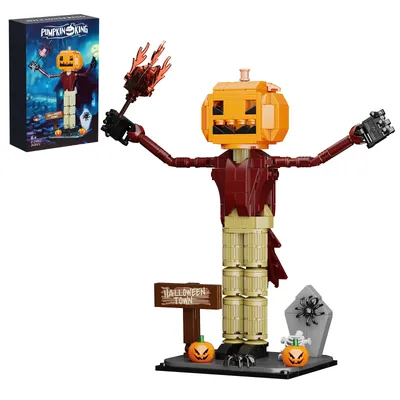 Pumpkin King Jack Skellington Building Blocks Nightmare Before Christmas Movie Figure Building Sets