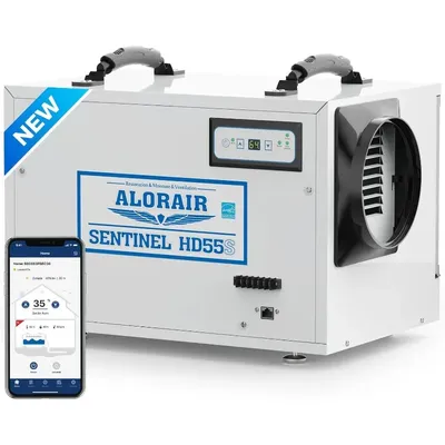 ALORAIR Crawl Space Dehumidifiers, 120 PPD Energy Star Wi-Fi APP Controls Crawlspace Dehumidifiers