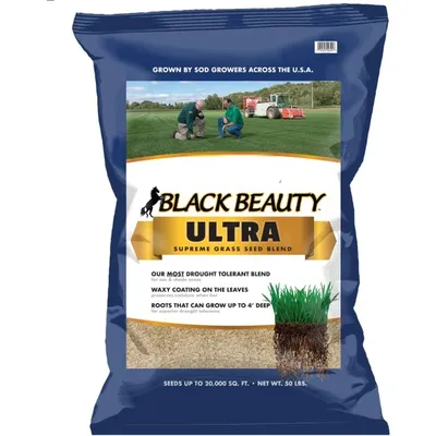 Black Beauty Ultra Grass Seed - Cool Season Lawn Seed (50 lb)