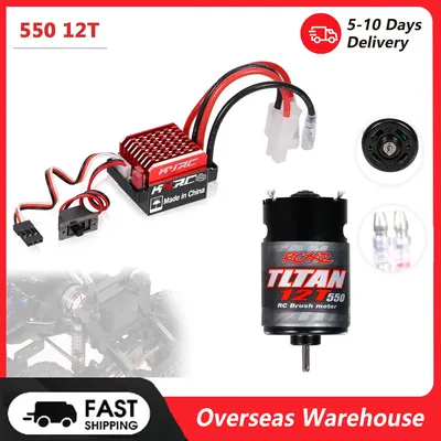 550 RC Brushed Motor 12T 21T 29T 35T for 1/10 RC Off-road Crawler Car HSP HPI Wltoys Kyosho TRAXXAS