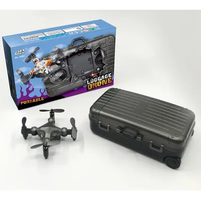 Luggage Mini Drone - High Definition Aerial Photography WIFI Four Axis Folding Remote Control Watch