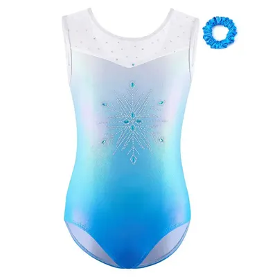 Kids Girl Ballet Dance Leotards Rhythmic Gymnasytics Figure Skating Yoga Bodysuit Long Sleeve Shiny