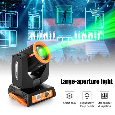 7R Sharpy 230W Zoom Moving Head Beam Light 8+16Prism Strobe Stage Party DJ Light