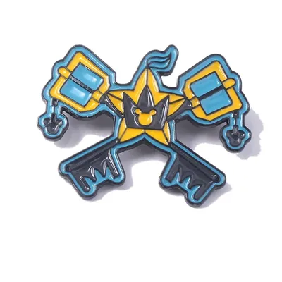 Sora's Keyblade Brooch Pin Metal LostBlade Badge Cosplay Accessories