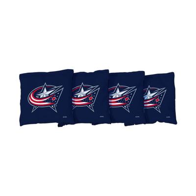 Columbus Blue Jackets Blue Cornhole Bags