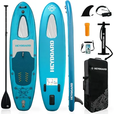 Stand Up Paddle Board 10'6"×32"×6" with Premium SUP Accessories & Backpack, Non-Slip Dec