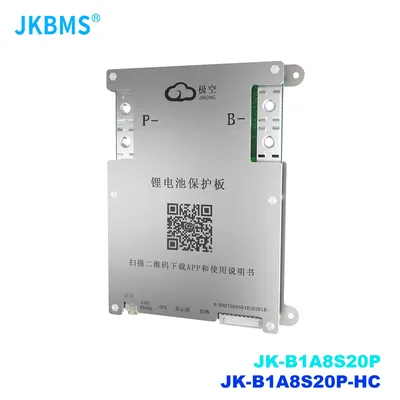 JK BMS Active Balance Smart HEAT CAN Bms 12V 24V4S 5S 6S 7S 8S Smart Bms 200A Lifepo4 Li-Ion Lto