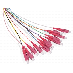 Helos Faserpigtail 12 x LC OM4 50/125µm, easy strip, 2,0m Image