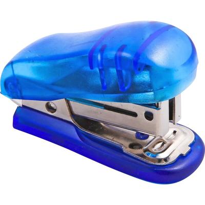 Baumgartens Mini Stapler, Plastic, Translucent Assorted (BAU26510) Each Baumgartens® Desktop Stapler