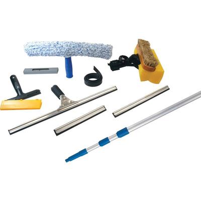 Ettore Window Cleaning Kit, 10-1/4"Wx2-3/4"Lx55"H, Blue/Silver (ETO2510) Each