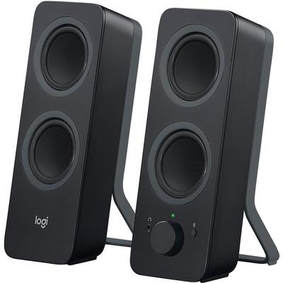 Logitech Computer Speakers, w/Bluetooth, 3-1/2"x4-9/10"x9-1/2", 2/ST, Black (LOG980001294) Pack of 2 Logitech® Speaker System