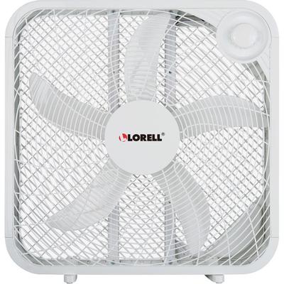 Lorell 3-Speed Box Fan, 4-13/100"Wx20-63/100"Lx21"H, White (LLR44575) Each Exhaust Fan