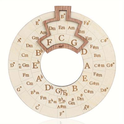 TEMU Wooden Of Fifths, 16cm Diameter, For Beginners And , Key , To , For , Guitar, , And , Wooden, , No