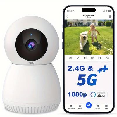 TEMU Limited Time Offer , 355 Pan/ 2mp , 5ghz And 2.4ghz Dog , Detection And Pet , Cloud And Sd To