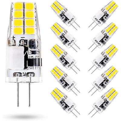 Memkey - 3 w G4-LED-Glühbirne, 6000 k Kaltweiß, 35 w G4-Halogenlampen-Äquivalent, ac/dc 12 v, 300 Image