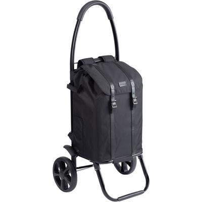 Meister Einkaufstrolley & -rucksack - 45 Liter - Black Edition - Separater Rucksack & Gestell als Image