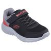 Sneaker SKECHERS "Bounder - Trekzic", Kinder, Gr. 30, schwarz (schwarz, rot), Lederimitat, casual, Schuhe, Freizeitschuh, Halbschuh, Klettschuh, Schnürschuh, Leichtgewicht