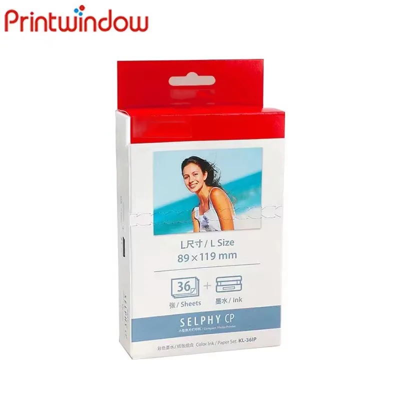 Imprimante Photo Selphy originale KL-36IP pour Canon CP800 CP810 CP900 CP910 CP1200 CP1300 CP1500, papier Photo par Sublimation de 5 pouces