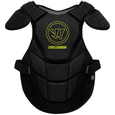 Warrior Nemesis Lacrosse Goalie Chest Pad Black