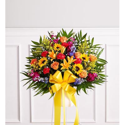 1-800-Flowers Flower Delivery Heartfelt Sympathies Standing Basket Small