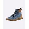 Stiefelette GEMINI, Damen, Gr. 41, blau (jeansblau), Glattleder, modisch, Schuhe