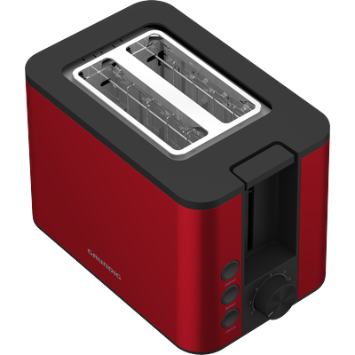 GRUNDIG Toaster "TA 8340", rot, B:19cm H:26cm T:17cm, Toaster