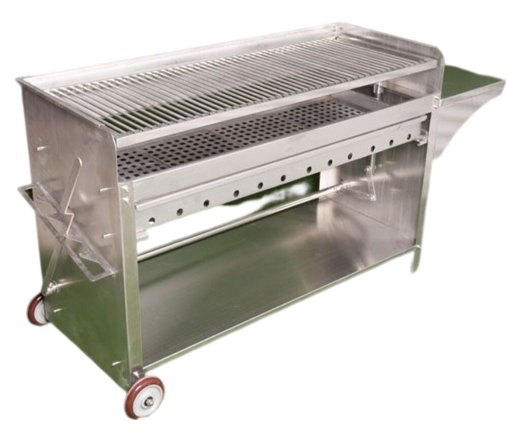 89cm Holzkohlegrill Edelstahlgrill gewerbliches Rostbratgerät Image