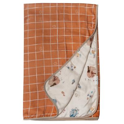 Loulou Lollipop Muslin Quilt Blanket - Cozy Forest
