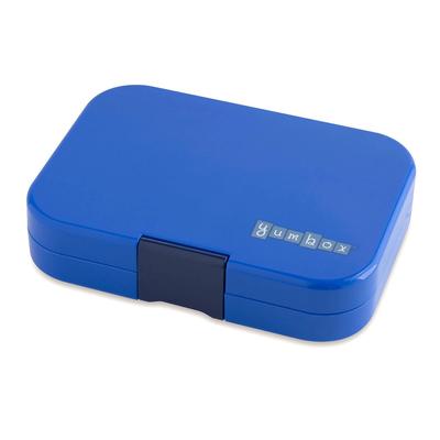 Yumbox Original Leakproof Bento Lunchbox, 6 Compartment - Neptune Blue / Rocket Tray