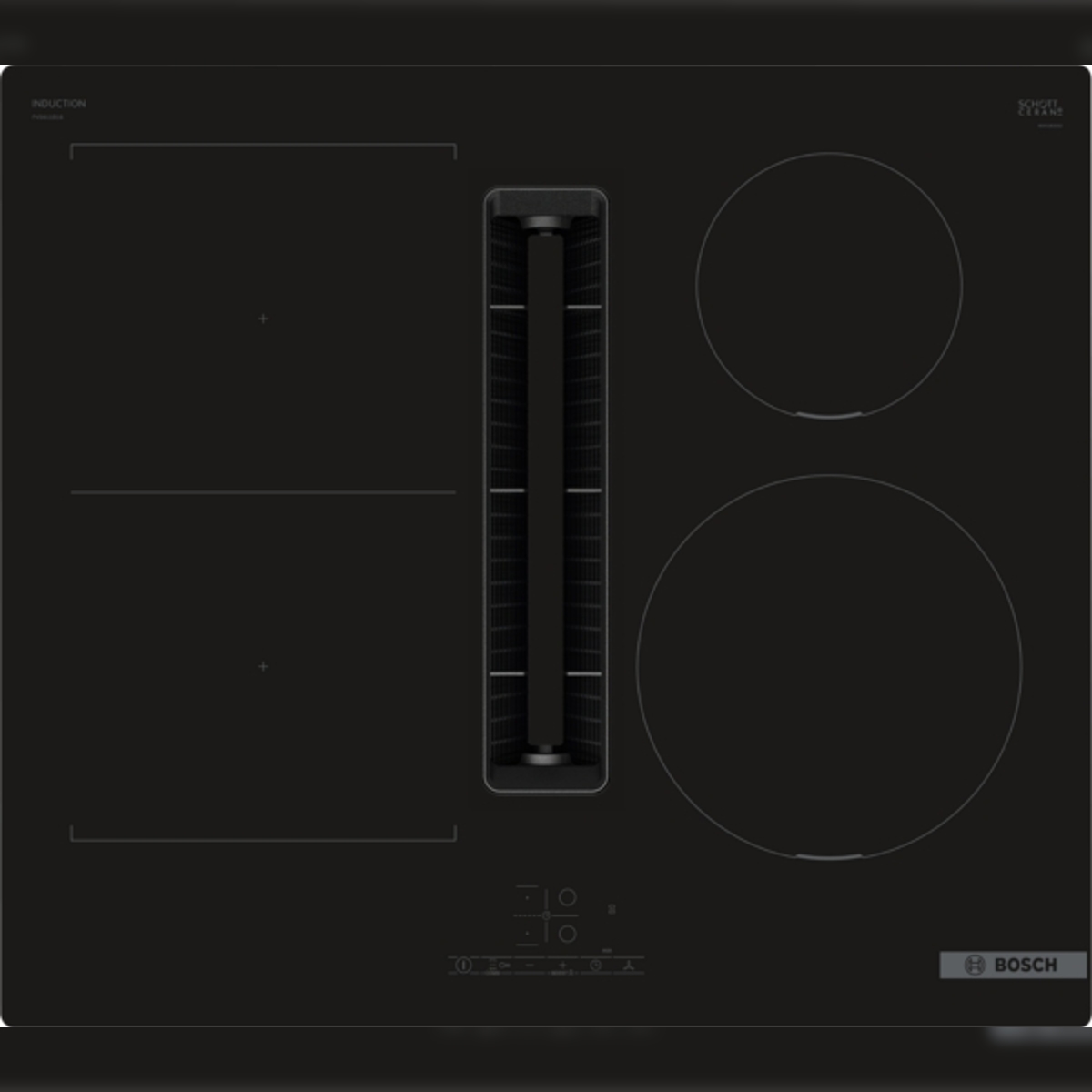 Bosch FullHouse Serie 4 PVS611B16E Kochfeld mit Dunstabzug (Induktion), 60 cm, Rahmenlos aufliegend Image