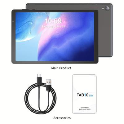 TEMU Pritom 10.1 12 Tablet, 4gb Ddr (2gb+2gbexpansion) , 32gb Rom, 6000mah, , 10.1 Tablet, Tablet - Ips , , Wi Fi, , Pad Tablet Pc, 2024 New,