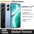 Oukitel C50 5G Smartphone Versione globale Display Waterdrop da 6,8" 5150mAh 8GB + 128GB Telefono