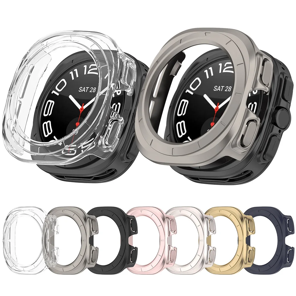 Matte Uhrenabdeckung für Samsung Galaxy Watch Ultra Hülle Watch 7 Ultra 47 mm PC Rundum Shell Schutzhülle Bumper Cases Zubehör Image