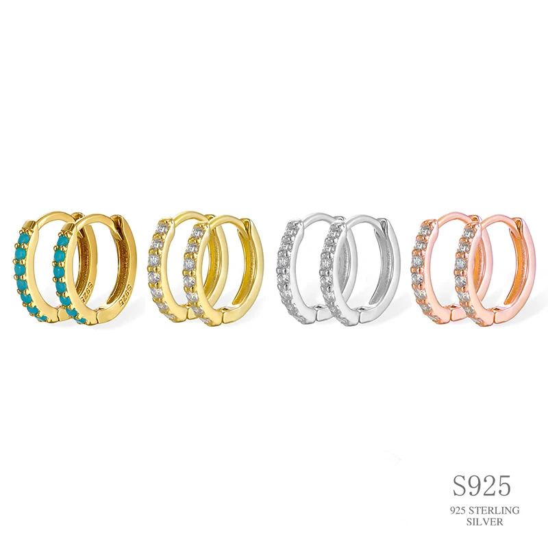 Dw echte 925 Sterling Silber Vintage Ohrringe für Damenmode runde Creolen Original Luxus hochwertigen edlen Schmuck