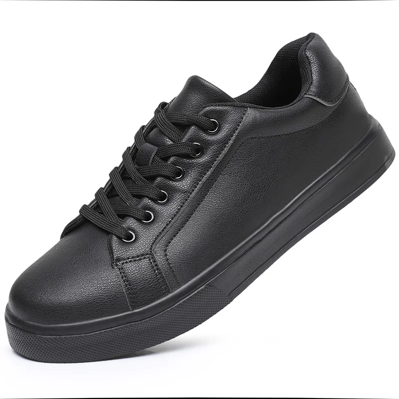 Leder Männer Schuhe Turnschuhe Trend Casual Schuh Atmungsaktive Freizeit Männlichen Turnschuhe Nicht-slip Schuhe Männer Vulkanisierte Schuhe