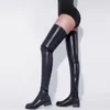 Punk-Stil Damenstiefel, große Größe 35–44, sexy Overknee-Stiefel, Damen-Winterschuhe, Plattform,