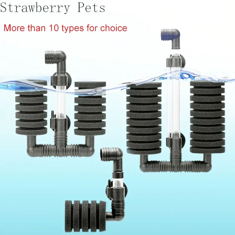 Aquarium Filter für Aquarium Aquarium Luftpumpe Skimmer biochemische Schwamm filter Aquarium Biofilter Filtro Aquario praktisch Image